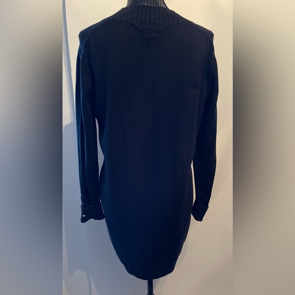 Vintage Tommy Hilfiger Black Sweater Dress Size XL - Picture 4 of 9